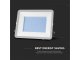 Pro-S LED reflektor, fekete ház (200W/115°) - természetes fehér, Samsung chip, 1 m vezetékkel