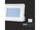 Pro-S LED reflektor, fehér ház (200W/115°) - hideg fehér, Samsung chip, 1 m vezetékkel