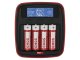 Akkumulátor töltő BCN-42D + 4 db AA 2600 mAh tölthető elem