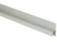 Gipszkarton élvilágító - OMNI10 AC2 - LED szalagos élvilágításhoz, eloxált, oldalra világít (Opál búrával)