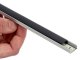 -MINI-01-A - Alumínium profil (felületre) LED szalaghoz (Fekete PVC búrával)