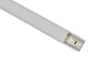 -MINI-01-A - Alumínium profil (felületre) LED szalaghoz (Matt opál PVC búrával)