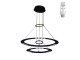Mennyezeti LED design csillár: J7301/B (65W) - Színhőmérséklet és fényerő szabályzás!