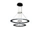 Mennyezeti LED design csillár: J7301/B (65W) - Színhőmérséklet és fényerő szabályzás!