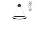 Fekete csillár J4338/B (85W LED) - távirányítós LED design csillár + Smart funkció