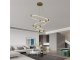 Mennyezeti LED design csillár: J4361/G (45W) - Színhőmérséklet és fényerő szabályzás!