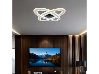 Mennyezeti LED design lámpa (130W) Színhőmérséklet + fényerő állítás!