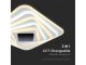 Mennyezeti LED design lámpa (150W) Színhőmérséklet + fényerő állítás!
