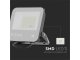 Pro LED reflektor, fekete ház (50W/5740Lm) - hideg fehér, Samsung chip