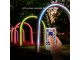 Napelemes LED szalag szett: 5 méter színváltós RGB kültéri LED csík + távirányító (ki-bekapcsolás, dimmer, világítási módok)