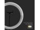 Szelfi ring light LED körlámpa, asztali állvánnyal (10W) állítható színhőmérséklet