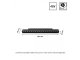 System Shift sínes LED lámpa (48 Volt) - 17W (35° - meleg fehér) 30.3 cm, fekete