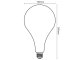 E27 LED izzó Vintage filament (4W/300°) A165 - extra meleg fehér