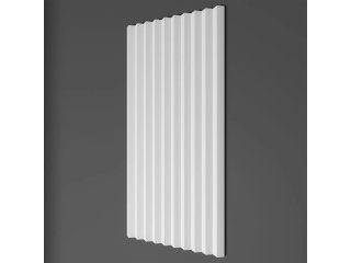 Poliuretán 3D cikkcakk falpanel, festhető és ütésálló (200 cm x 25 cm) - AN 690 FLEX hajlítható