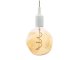 E27 LED izzó Vintage filament (4W/300°) G125 - extra meleg fehér