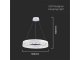 Design LED csillár (25W), fehér színű - meleg fehér