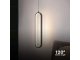 Design LED csillár (13W), fekete színű - természetes fehér