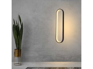 Design LED csillár (13W), fekete színű - természetes fehér