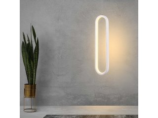 Design LED csillár (13W), fehér színű - természetes fehér