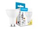 LED lámpa GU10 (7W/110°) meleg fehér