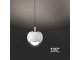 Design LED függeszték (9W) fehér színű, gömb forma - meleg fehér