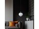 Design LED függeszték (9W) fehér színű, gömb forma - meleg fehér