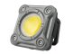 LED munkalámpa (15W COB - 1000lm) akkus, szürke-fekete