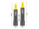LED munkalámpa (8W SMD + 2W COB) akkus, fekete-sárga