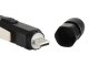 LED munkalámpa (3W SMD + 3W COB) akkus, fekete-sárga