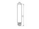 LED lámpa E40 (38W/320°) filament - természetes fehér