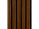 Fa hatású lamella, falburkolat - széles lamellával (260cm x 30cm x 1.5cm) - dió+fekete