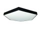 Mennyezeti designer LED lámpa (100W/8000Lumen) fekete, természetes fehér