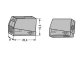 224 Wago csillárkapocs (1X2.5 mm²), szürke