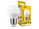E27 LED lámpa (4.9W/360°) kisgömb - természetes fehér