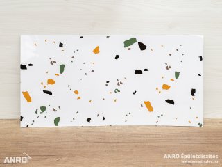 Öntapadós habszivacs falpanel Happy színes mozaik mintákkal (6 darab 30x60 cm-es lap)