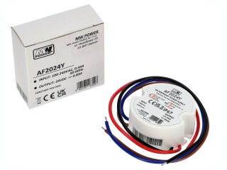LED tápegység 24 Volt - kötődobozba szerelhető (20W/0.83A) IP67