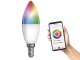 GoSmart LED lámpa E14 (4.8W/200°) gyertya - FullColor (RGB+CCT) dimmelhető