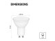 GoSmart LED lámpa GU10 (4.8W/200°) FullColor (RGB+CCT) dimmelhető