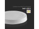 LED panel falon kívüli - kör (12W) hideg fehér, backlit panel