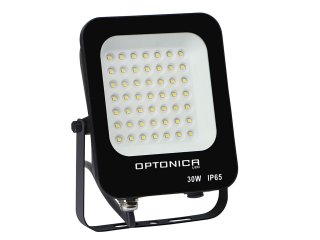 SMD LED reflektor fekete (30W/2700lm) - Természetes fehér