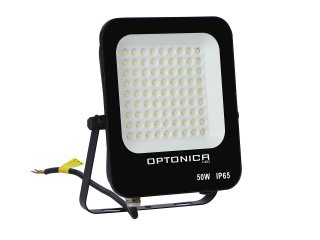 SMD LED reflektor fekete (50W/4500lm) - Meleg fehér