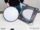 Mennyezeti LED lámpa Dark - kör alakú, természetes fehér fénnyel (24W/2500lm)