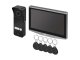 GoSmart videó kaputelefon szett IP-750A (IPS LCD monitor + kameraegység) Wi-Fi, ezüst-fekete
