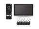 GoSmart videó kaputelefon szett IP-750A (IPS LCD monitor + kameraegység) Wi-Fi, ezüst-fekete