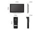 GoSmart videó kaputelefon szett IP-750A (IPS LCD monitor + kameraegység) Wi-Fi, ezüst-fekete
