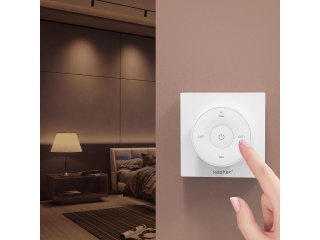 K2-W Dimmer Fali LED szalag fényerő szabályzó panel (CCT): elemes - fehér