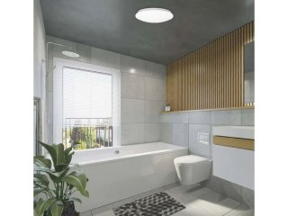 Tivi IP44 mennyezeti LED lámpatest - kör (5.2W/880lm) természetes fehér, fehér, 250 mm