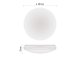 Tivi IP44 mennyezeti LED lámpatest - kör (8.6W/1440lm) természetes fehér, fehér, 320 mm