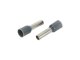 Vezetékre erősíthető érvéghüvely 4 mm2 vezetékekhez, szürke (100 db) L=10mm