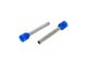Vezetékre erősíthető érvéghüvely 2.5 mm2 vezetékekhez, kék (100 db) L=18mm